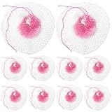 BIUDECO 10 Stück Gaslampen mäntel aus Feuerfestem Stoff Hitzebeständig Verschleißfest Doppelkopf Dochte für Outdoor kerosin Propanlampen für Camping Wandern Angeln