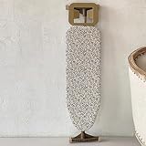 PA-DABAOO Siebenhöhe Einstellbare Klappbügelbrett, Abdeckung Mit Extra Dicker Bügelkissen, Stabilen Metallbeinen, Stabile Struktur, Leicht Zu Falten,A