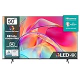 Hisense 50E7KQ QLED Smart TV 127cm (50 Zoll), 4K, HDR10, HDR10+ decoding, HLG, Dolby Vision, DTS Virtual, 60Hz Panel, Bluetooth, Alexa Built-in, VIDAA Voice, schwarz [2023