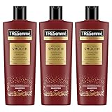 TRESemmé Shampoo Keratin Smooth for 72h frizz control*, smoothness & shine professional-quality hair care with hydrolysed keratin 400 ml 3 pc