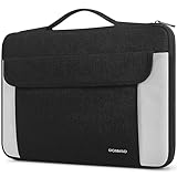DOMISO 14 Zoll Wasserdicht Laptophülle Tablet Tasche Laptop Sleeve Notebook Schutzhülle für 14' HP Stream Pavilion 14 / Lenovo ThinkPad Yoga Ideapad/MacBook Pro/Dell Chromebook/ASUS, Schwarz