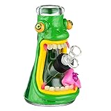 Dr. Inkjet Glasbong,Funny Frog Ice grün; konisch; Höhe 20cm; Ø 4 cm