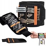 Magnetisches Armband für Schrauben, Nägel, Bolzen, super leistungsstark und starke Magnete, Werkzeuggürtel für Eisenwaren, Geschenk für Herren, Vater, Weihnachten, Geburtstag, DIY-Armband.