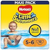 Huggies Little Swimmers Schwimmwindeln Gr.5/6 (12-18 kg), 1 Packung mit 19 Stück
