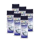 DUPLI_bundle 6X Dupli-Color Cars Rallye Spray schwarz matt 400 ml 385872