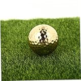 Abaodam 1Stück Kreativer Golf Trainingsball Goldener Swing Übungsball für Präzises Putten und Effektives Training Golfenthusiasten und Sportgeschenk