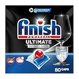 Finish Ultimate Infinity Shine Spülmaschinentabs – Geschirrspültabs für Tiefenreinigung, Fettlösekraft und Glanz mit Schutzschild – 80 Finish Caps