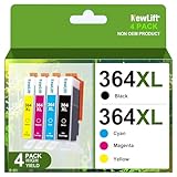 Newlift 364XL Multipack Druckerpatronen Kompatibel für HP 364 XL Tintenpatronen Deskjet 3070A 3520 3524 3522 officejet 4620 4622 4610 Photosmart 5510 6510 5515 5520 5524 7510 7520 (4er-Pack)