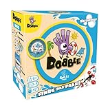 Zygomatic, Dobble Waterproof, Eco-Sleeves, Familienspiel, Kartenspiel, 2-8 Spieler, Ab 6+ Jahren, 15 Minuten, Deutsch