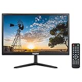 Thinlerain 20 Zoll PC Monitor 1600 x 900 LED Bildschirm CCTV Monitor BNC/VGA/HDMI/AV/Audio, VESA, Built-in Speaker, Schwarz