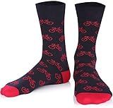 Nanushki unisex lustige verrückte Motiv Socken Fahrrad Radfahren (44-46, Wheels Fortune)