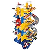MOLTO | 6 Stockwerke Parkhaus für Kinder mit Garage, Rampen, Leinen, Aufzug, Tankstelle und Bohrung | Kinderspielzeug | + 3 Jahre