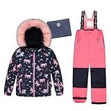 Deux par Deux Zweiteiliger Kinder-Schneeanzug – Play – Azalea Pink – Mädchen – 5 Jahre