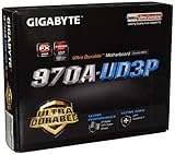 Gigabyte GA-970A-UD3P Mainboard Sockel AM3+ (ATX, AMD 970/SB950, 6X SATA III, 4X DDR3-Speicher, RJ-45, 2X USB 3.0)
