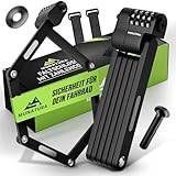 MUNATURA Faltschloss Fahrrad Diebstahlsicher [80cm] - Fahrradschloss hohe Sicherheit mit Halterung - Fahrradschloss Zahlenschloss, Fahrradschloss Faltschloss, bike lock, Fahrradschloss ebike