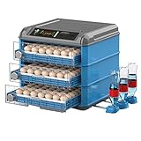 Automatischer Eierbrutschrank zum Schlüpfen von Hühnern, Enten, Gänsen, Wachteln mit Autowender und Temperaturregelung