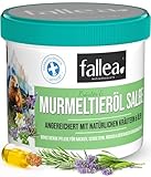 fallea Murmeltiersalbe Original Vitalpflege | Wohltuender Wirkstoffmix aus Kampfer, Lavendelöl, Rosmarinöl | Murmeltierfett-Salbe | Murmeltieröl-Salbe