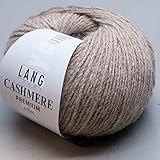 Lang Yarns - CASHMERE PREMIUM - Farbe 0022 Beige Mélange - 100% Kaschmirwolle (25 Gramm – 1 Knäuel)