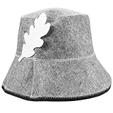 Saunahut 2 Stück Filz-Saunahut, Saunahut for Sauna, Wasseraufnahme, Saunahut, tragbar, geschmeidig, Saunahut
