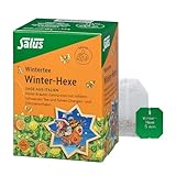 Winter-Hexe, Tee-Aufgussbeutel: Feiner Kräuter-Gewürztee mit mildem Schwarzem Tee und feinen Orangen- und Zitronenschalen