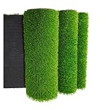MYJIO Rollrasen Künstlich Kunststoffrasen Garten-Rasen für Balkon, Innenhof, Fußballplatz, Hochzeit Witterungsbeständig und Zuschneidbar (1.5x7m/4.92x22.96ft)
