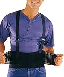 Mikros PQS Rückenstützgurt, Rücken-Aktivbandage, Rückengurt schwarz, Größe XL