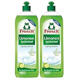 2x Frosch Spülmittel 750 ml mit fettlösenden Limonen-Extrakten