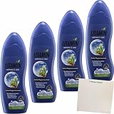 usy Bundle für Litamin Bad Blauer Traum Duftöl-Pflegeschaumbad 4er Pack (4x750ml Flasche) + usy Block