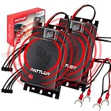 PATTLER® Marderschreck Auto - Marderabwehr mit Ultraschall. Anschluss an 12V Autobatterie. Sofortiger & Langfristiger Marderschutz im Motorraum - 2 Stück