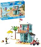PLAYMOBIL | Vacation on The Beach | Rettungsturm mit Beach Buggy | Spielzeug ab 4 Jahren | Geschenk für Kinder | Fördert Kreativität & Abenteuerlust | Strand-Abenteuer mit Figuren & Fahrzeug | 71903