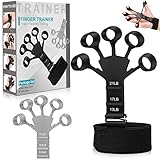 Finger Extensor Exerciser Handtrainer Fingertrainer 2 Stück Verstellbarer Silikon Handtrainer Unterarmtrainer Grippy Finger Trainer für Verbessert Die Funktion Und Bewegung Der Finger