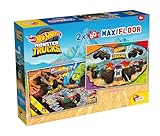 Lisciani - HOT WHEELS Maxi-Bodenpuzzles - 2x 60 Teile - Für Kinder ab 4 Jahren - 35x50 cm - Monster Trucks für doppelten Spaß - Abenteuerpuzzle - Entwickelt Reflexion und Geschicklichkeit