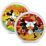 Egan, Set 2 Pizzateller grün und rot Mickey Love Sweet Love D.30