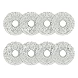 Tmboryuu Set Von 8 Effizienten Ersatzteil Mop Stoff Tuch Ersatzteil Mikrofaser Mop Köpfe Pads Speving Roboter Zubehör Für T30pro Staubsauger Reiniger Attchment