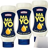 usy Bundle für Homann Mayonnaise Sauce 3er Pack (3x430ml Flasche) + usy Block