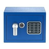 Yale Elektronischer Tresor - YSV/170/DB2/B - Mini - Blau - Standardsicherheit