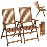 STEELSØN Gartenstuhl Faelara, Akazienholz, geölt, 5-Fach neigungsverstellbar, bis 160 kg belastbar, 2er-Set (B-Ware)