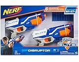 Nerf N-Strike Elite Disruptor Blaster 2er Pack 6 Dart Rapid Fire Shots 90' Hasbro