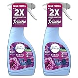 Febreze 2X Textilerfrischer Lenor Amethyst Blütentraum Entfernt Gerüche je 500ml