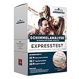 Schimmeltest - Expresstest für Zuhause: Der Schimmelpilz Schnelltest – Inkl. leicht verständlicher Anleitung, Auswertungstabelle und Schimmel-Ratgeber - Testen Sie Ihre Raumluft auf Schimmelpilzsporen