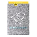 Impfpass Hülle, Gadom Hülle Impfausweis Reisepasshülle Neu 2021 Schutzhülle Impfausweis für Erwachsene, Babys, Kinder(12 * 16.5cm)