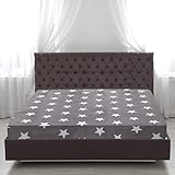 Spannbettlaken (90-100x200cm) Anthrazit Cashmere Touch - Spannbetttuch extra warm Plüsch - ÖKO TEX - Bettlaken kuschelig