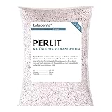 Kalapanta Perlite Für Pflanzen 2L - Natürliches expandiertes Vulkangestein Perlit für den Gartenbau, Zimmerpflanzen, Einzelpackung, Verbessert Drainage & Verhindert Wasserstagnation.