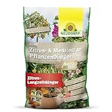 Neudorff Azet Zitrus- & MediterranpflanzenDünger – Bio Langzeitdünger mit Mykorrhiza fördert aromatische Früchte wie Zitronen, Orangen und Oliven, 750 g