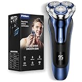 FitSan Elektrorasierer für Herren – Nass- und Trockenrasur mit Einziehbarem Bartschneider, Pop-Up Trimmer, Reiseschloss, Wasserdicht (IPX7) und LED-Anzeige