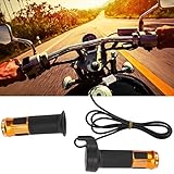 Phefop Elektrischer Rollergriff Griff mit Zuverlässigem Ersatzkabel für Linke und Rechts, Universelles 1,45 -m -Kabel Langgang Griff Elektrisches Rollerzubehör Kompatibel mit: 22,5 Mm