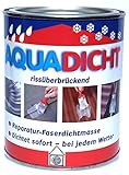 Latzel Dämmstoffe Aqua Dicht Reparatur - Faserdichtmasse 750 ml Dose transparent - Dichtet sofort bei jedem Wetter - Das Original