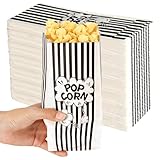 Popcorn Tüten, SEPGLITTER 200 Stück Popcorntüten Kleine Popcorn Tüten Popcorn Maschinen Zubehör für Popcorn Bars, Filmabende