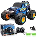 Coroiesty Monstertruck Ferngesteuert 1：10, Ferngesteuertes Auto Proportional 4WD 25 km/h Hobby Offroad Monster RC Truck ab 8 6 5 4 Jahre, 2.4GHz 70 Minuten Lang Verwendet Werden (2 AKKU)
