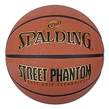 Spalding - Street Phantom - Orange - Basketballball - Größe 7 - Basketball - Zertifizierter Ball - Material: Gummi - Outdoor - Anti-Rutsch - Hervorragender Grip - Extrem widerstandsfähig